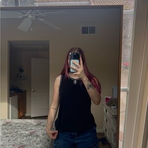 Erika Charcoal Sleeveless Top